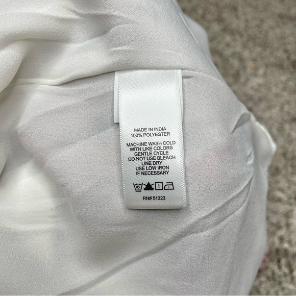 1.State Floral Ruffle Smocked Waist Keyhole Back Tiered Mini Dress XXS - Picture 8 of 12